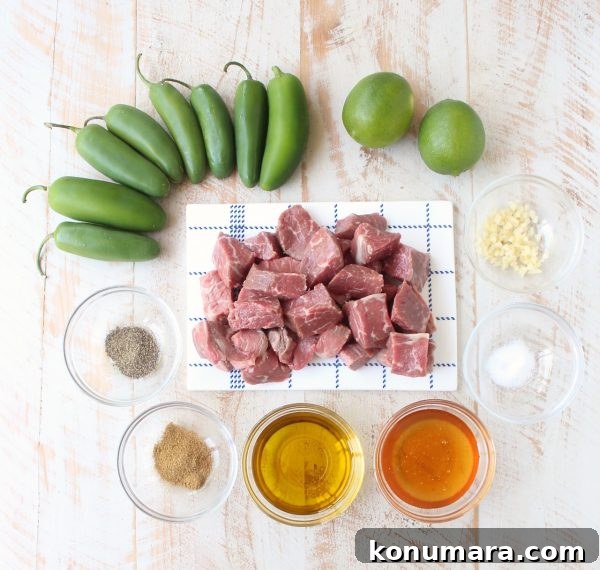 These Steak Kabobs are marinated in a delicious honey lime jalapeno marinade then skewered with fresh jalapenos & tossed on the grill for a delicious meal!