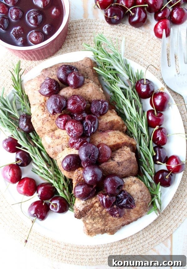 Cherry-Balsamic Glazed Pork Chops 2 Tender, juicy, flavorful pork chops with cherry balsamic glaze