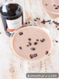 This easy coffee martini recipe combines port wine, cold brew coffee & Irish cream for a simple 3 ingredient drink, perfect as an after dinner cocktail!
