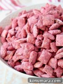Red Velvet Puppy Chow