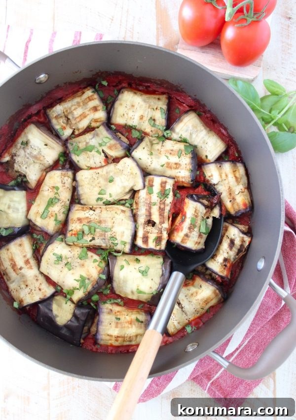 Whole30 Eggplant Roll-Ups Recipe 2 Italian seasoned ground turkey and mushrooms fill these delicious eggplant roll ups, baked in a flavorful tomato sauce. This recipe is gluten free, dairy free and Whole30 compliant!
