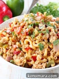 One Pot Chicken Fajita Pasta