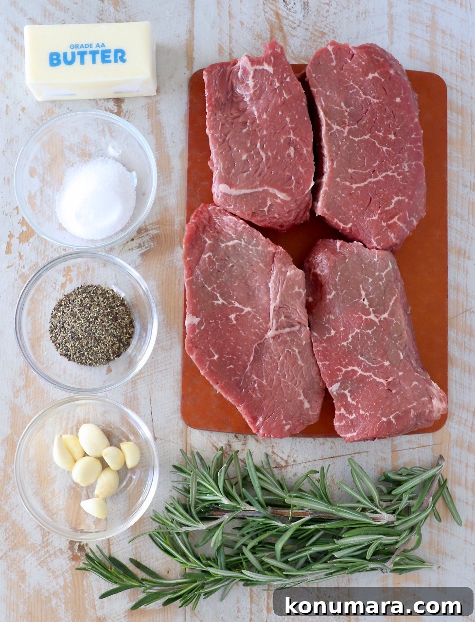 sous vide sirloin steak ingredients