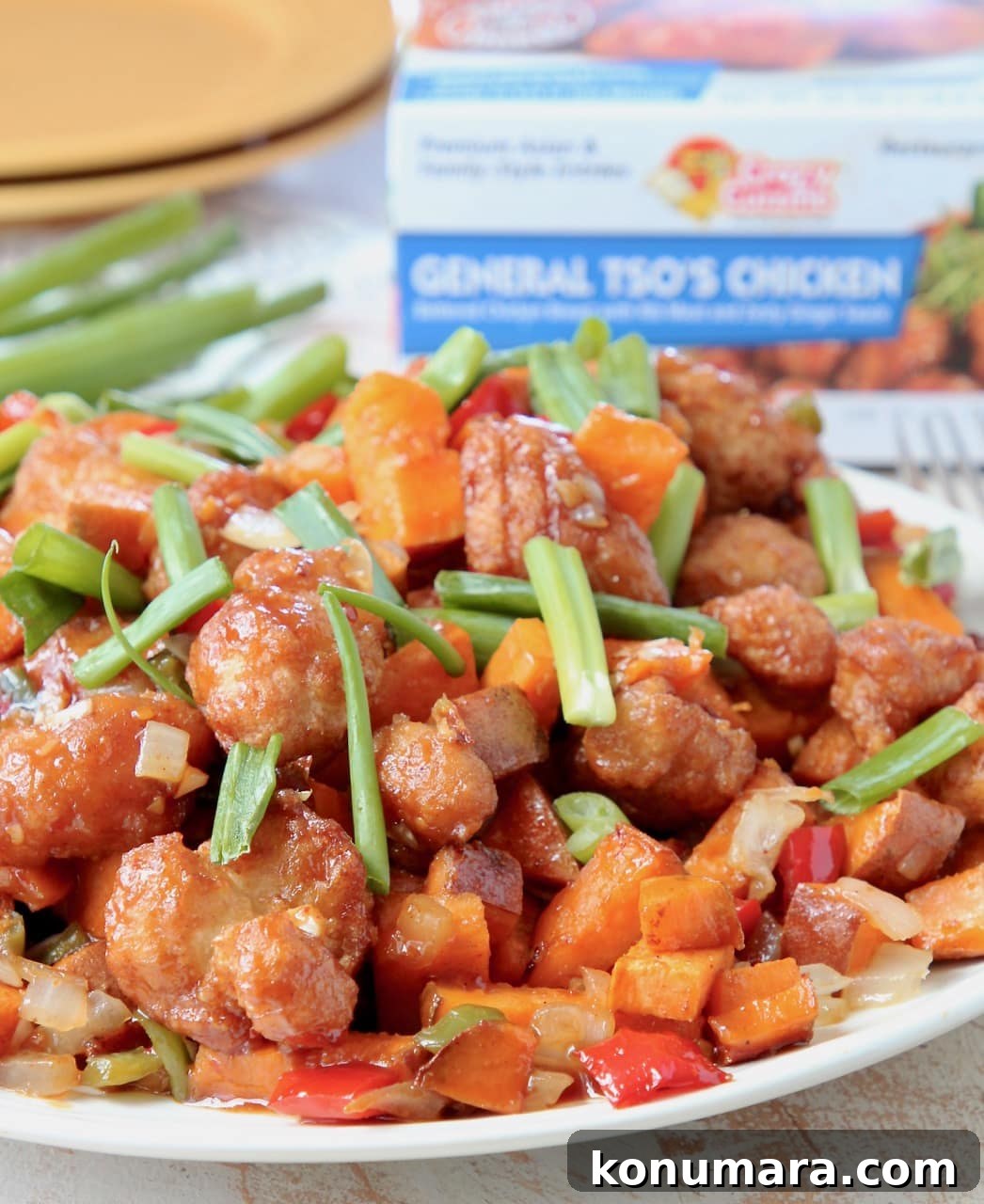 One-Pan General Tso's Chicken and Sweet Potato Hash Recipe 3 General Tso's Sweet Potato Hash