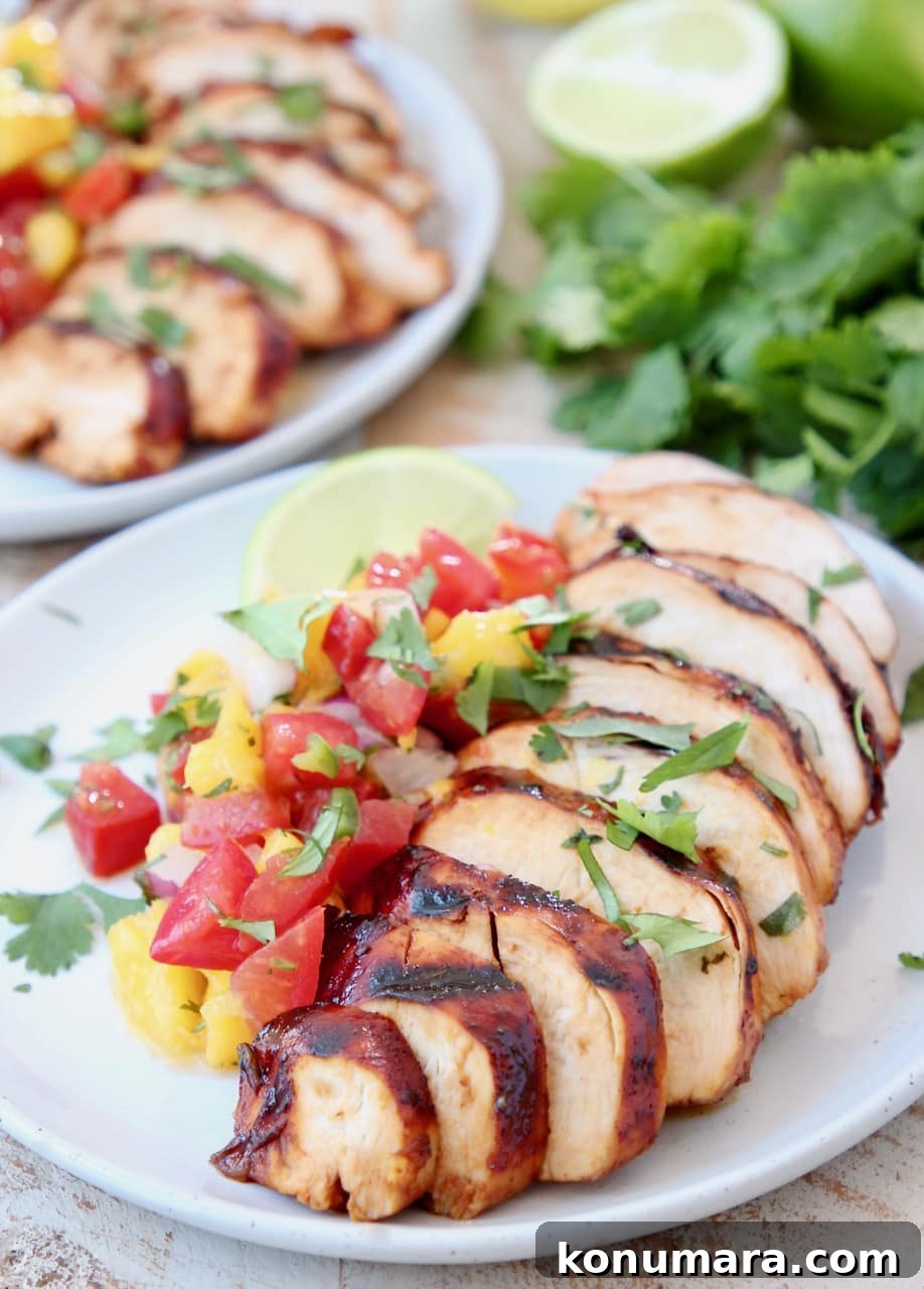 Mango Salsa Chicken