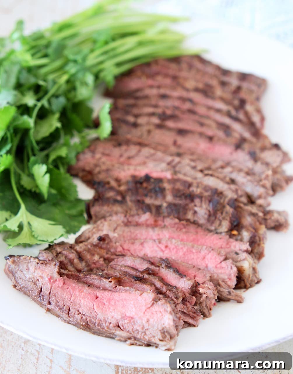 Cajun Steak Tacos Recipe 4 Sliced Grilled Cajun Skirt Steak with Fresh Cilantro