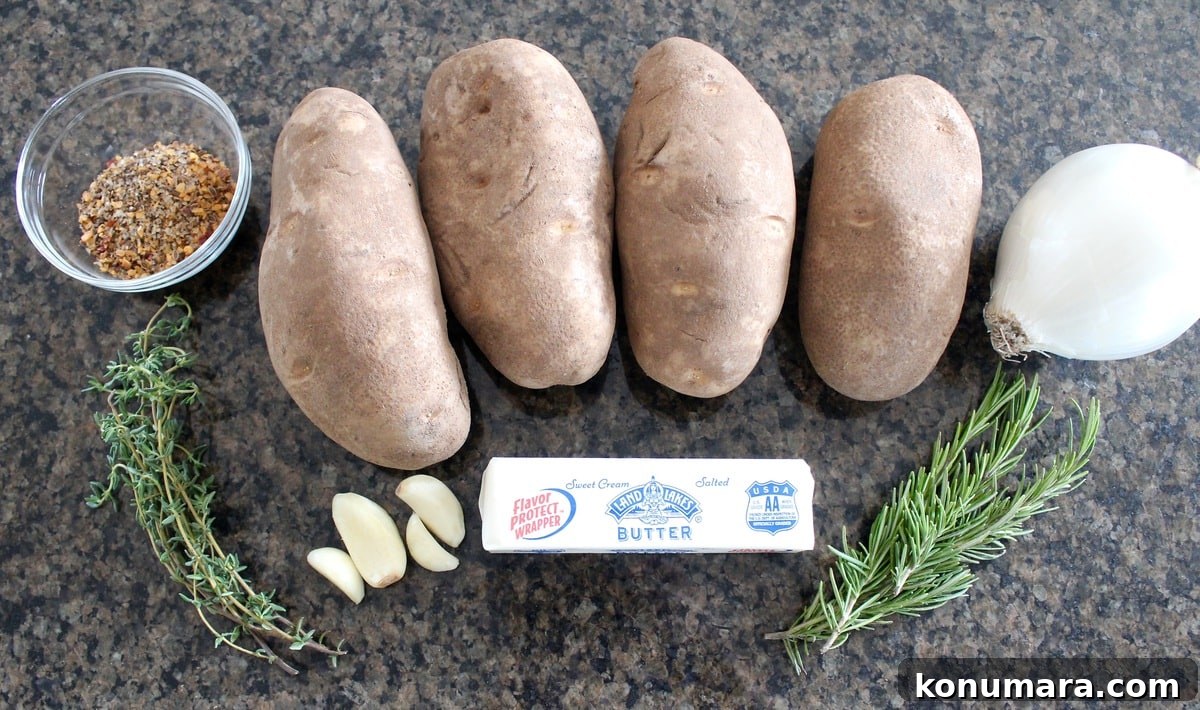 Cast Iron Skillet Potatoes Recipe Ingredients
