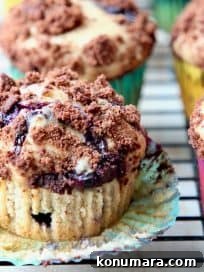 Blueberry Cream Cheese Muffins