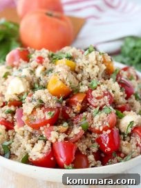 Quinoa Caprese Salad