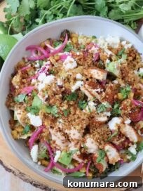 Mexican Street Corn Chicken Bowls