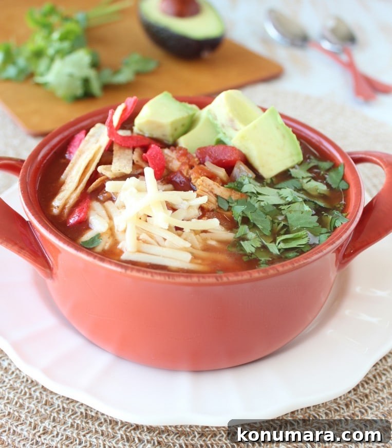 15 Pantry Staple Recipes with Shopping List 12 Slow Cooker Chipotle Chicken Tortilla Soup Recipe