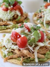 Chicken Tostadas