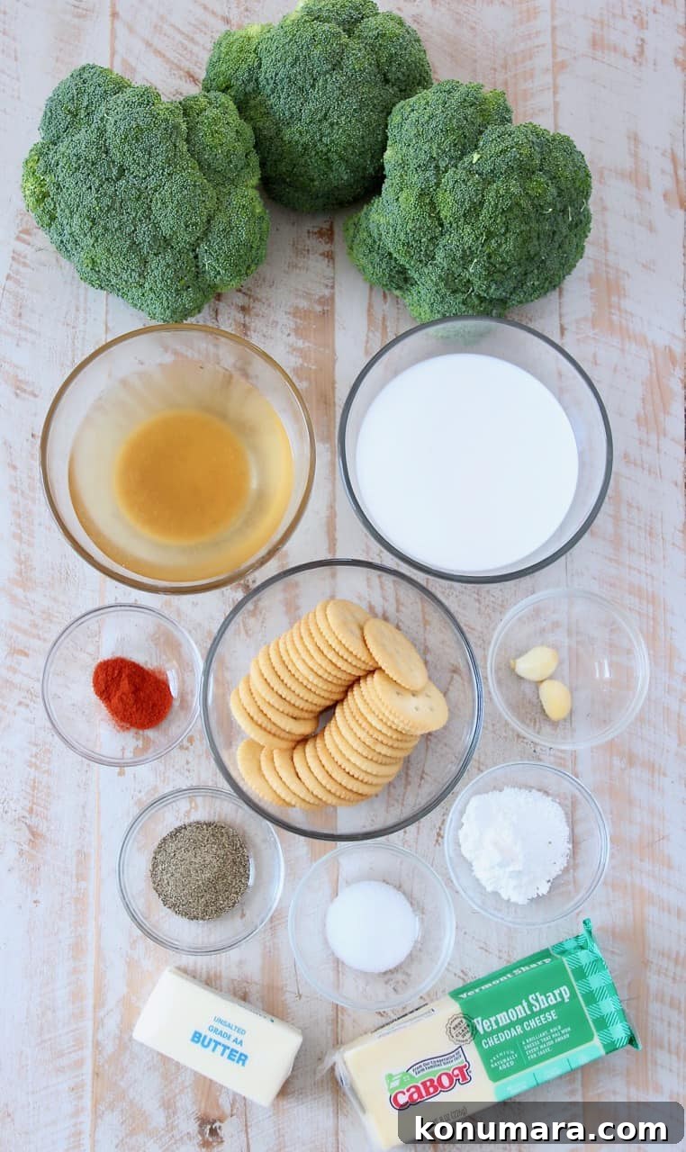 broccoli cheese casserole ingredients