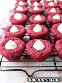 Red Velvet Cookie Cups