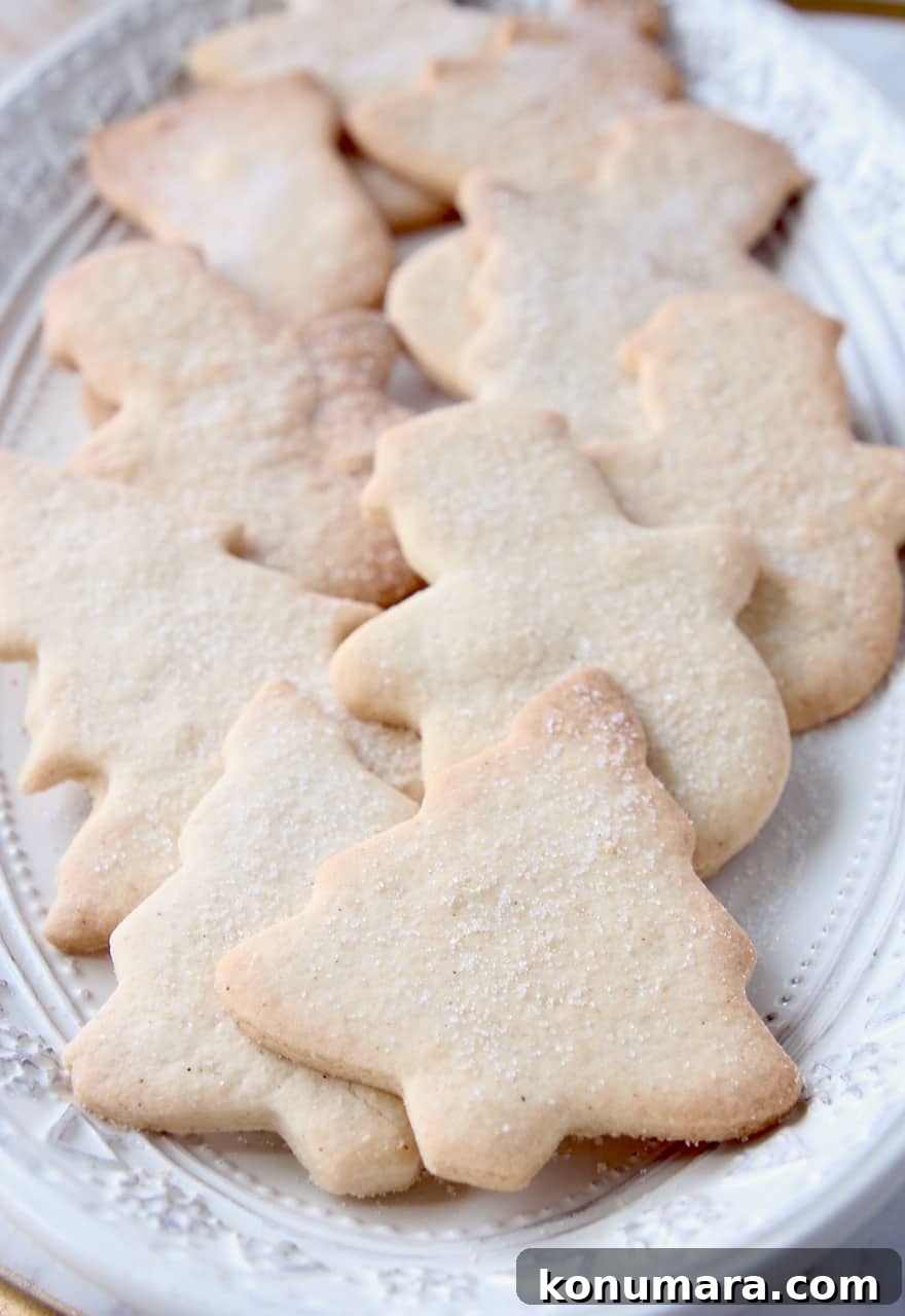 gluten free cut out sugar cookies on plate