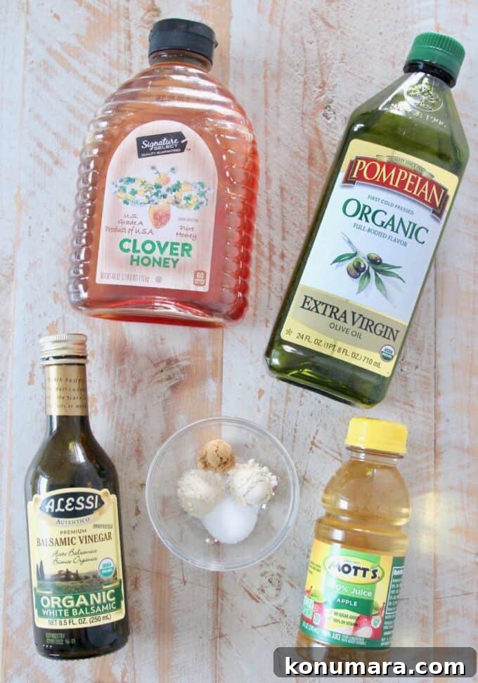 fuji apple salad dressing ingredients