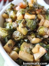 Roasted Brussels Sprouts with Maple Syrup
