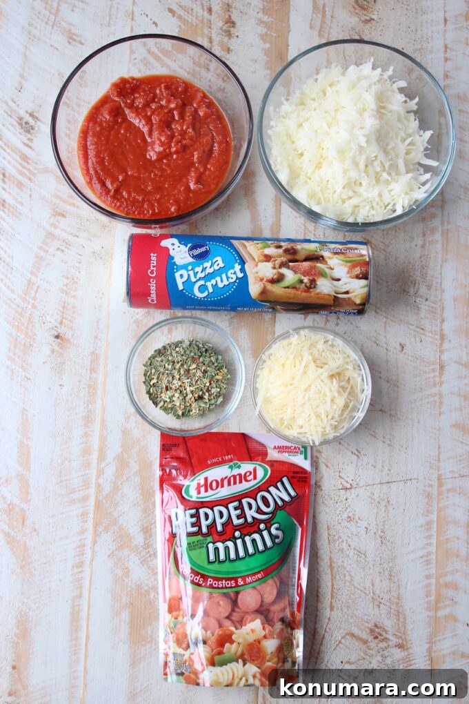 Crispy Homemade Pizza Rolls with Gooey Cheese 3 ingredients for pizza rolls