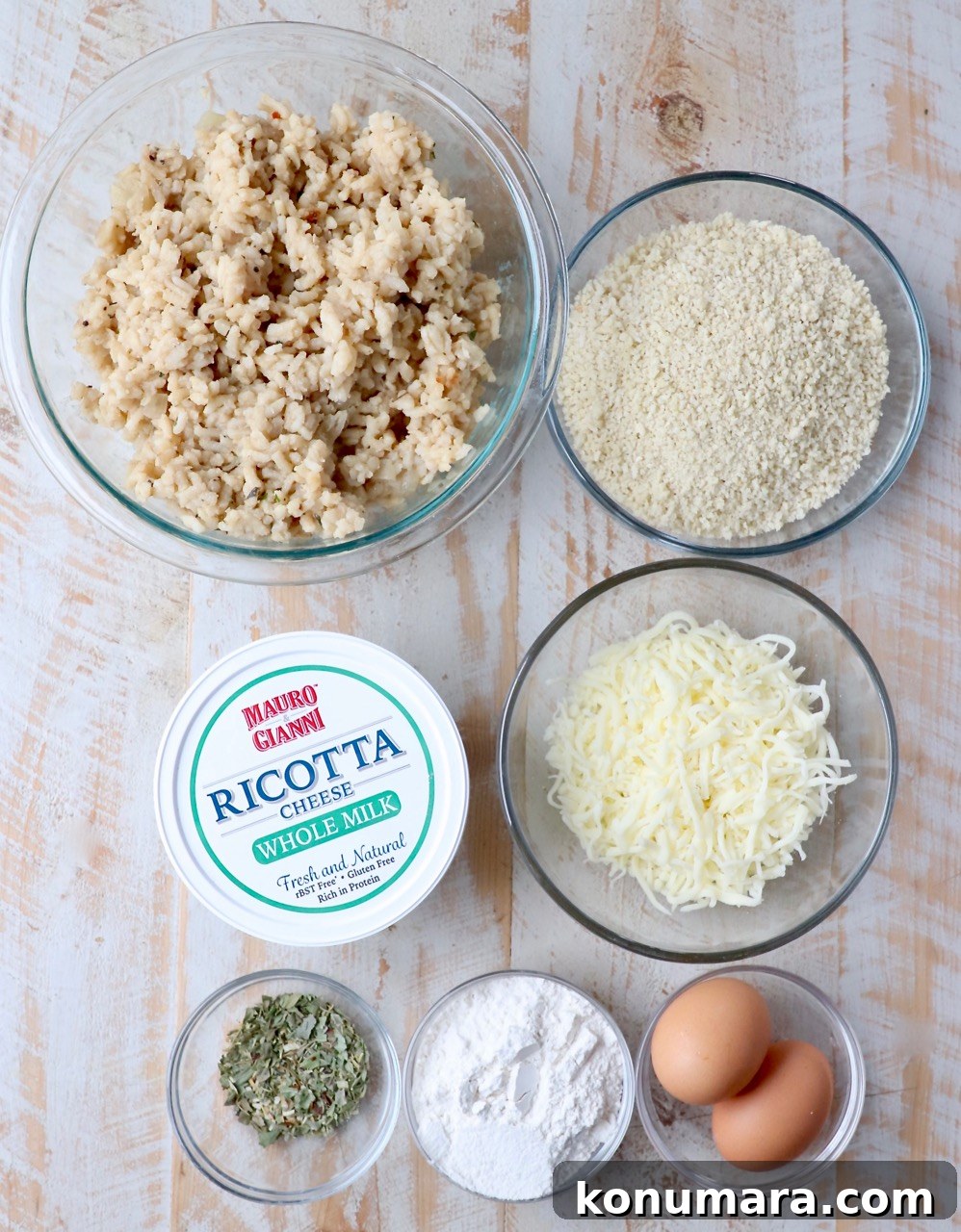 ingredients for arancini