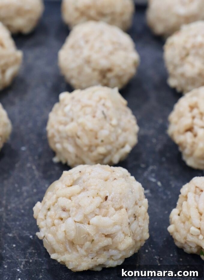 rice balls on cutting board