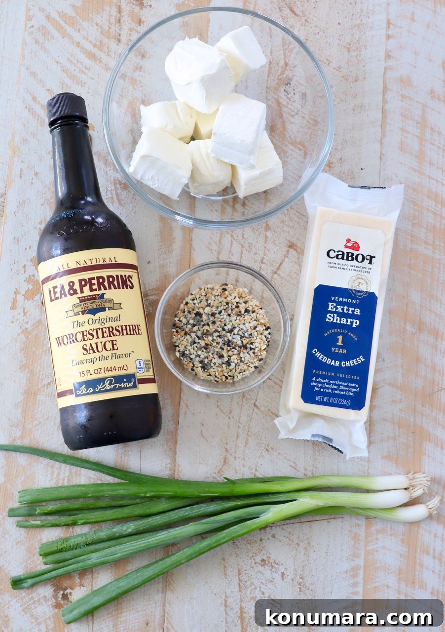 everything bagel cheese ball ingredients