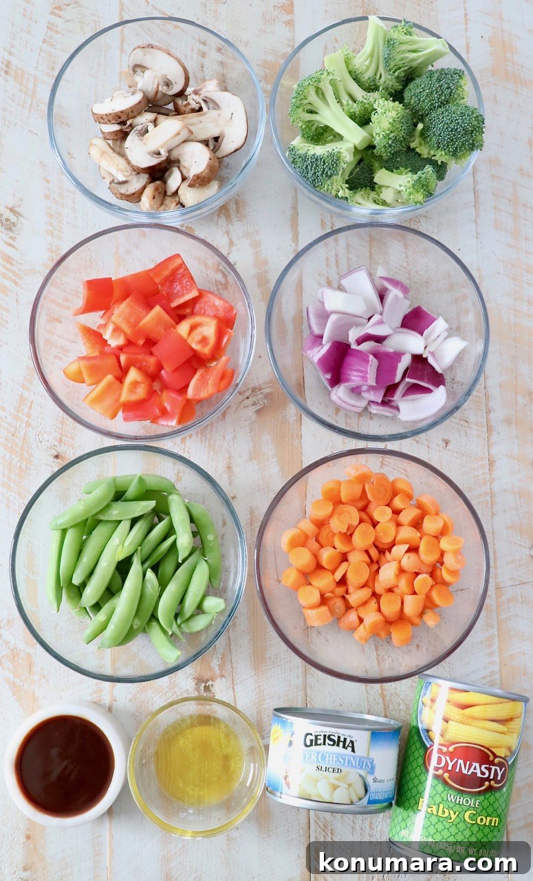 Crispy Garlic and Ginger Stir-Fried Vegetables Recipe 3 stir fry vegetable ingredients