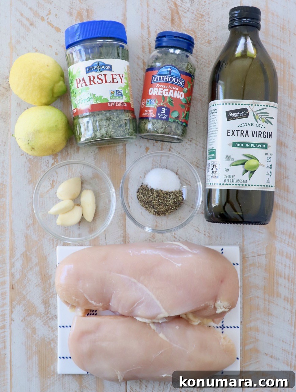 ingredients for greek chicken marinade