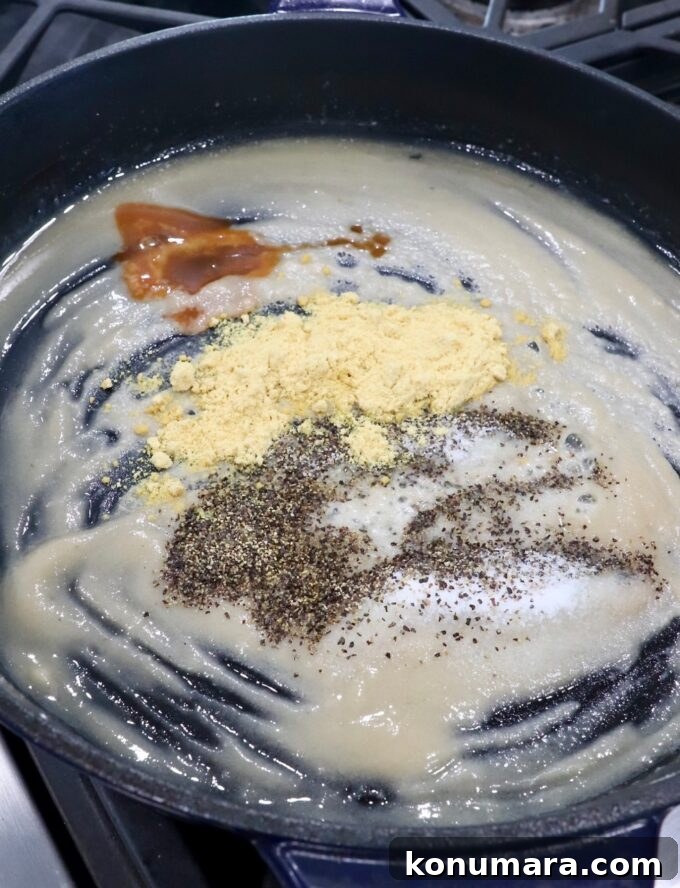 roux in pan with spices