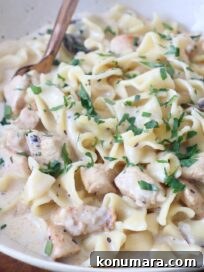 Instant Pot Chicken Stroganoff