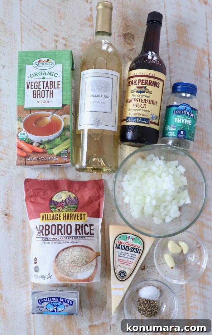 Creamy Instant Pot Risotto Recipe 3 instant pot risotto ingredients