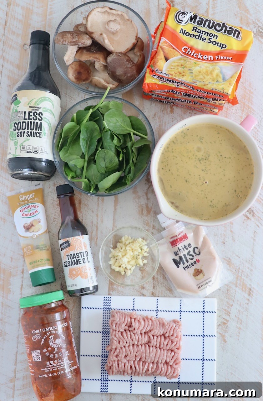 Authentic Miso Ramen Recipe 3 ingredients for miso ramen