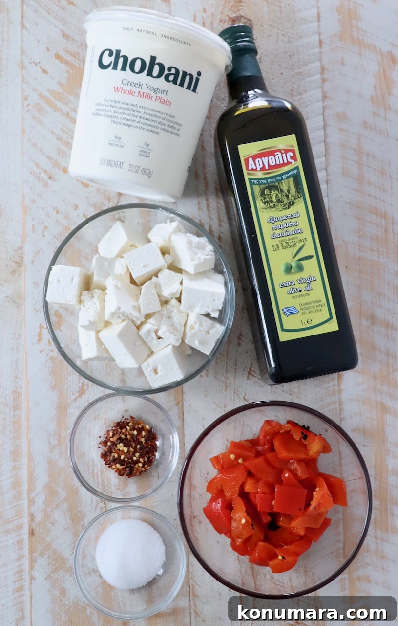 Spicy Whipped Feta Dip with Chili Oil and Herbs 3 ingredients for spicy feta dip