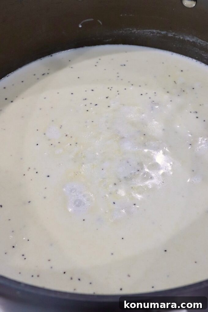 Creamy Homemade Mac and Cheese Recipe 5 creamy sauce in a large pot