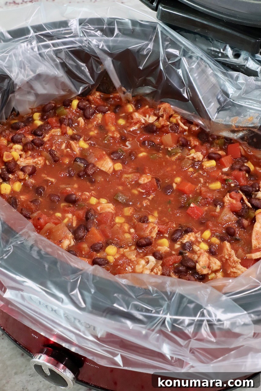 Southwest Chicken Soup Recipe with Corn and Black Beans 5 southwest chicken soup in crock pot