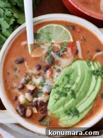 Southwest Black Bean Soup