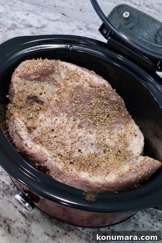seasoned corned beef in crock pot