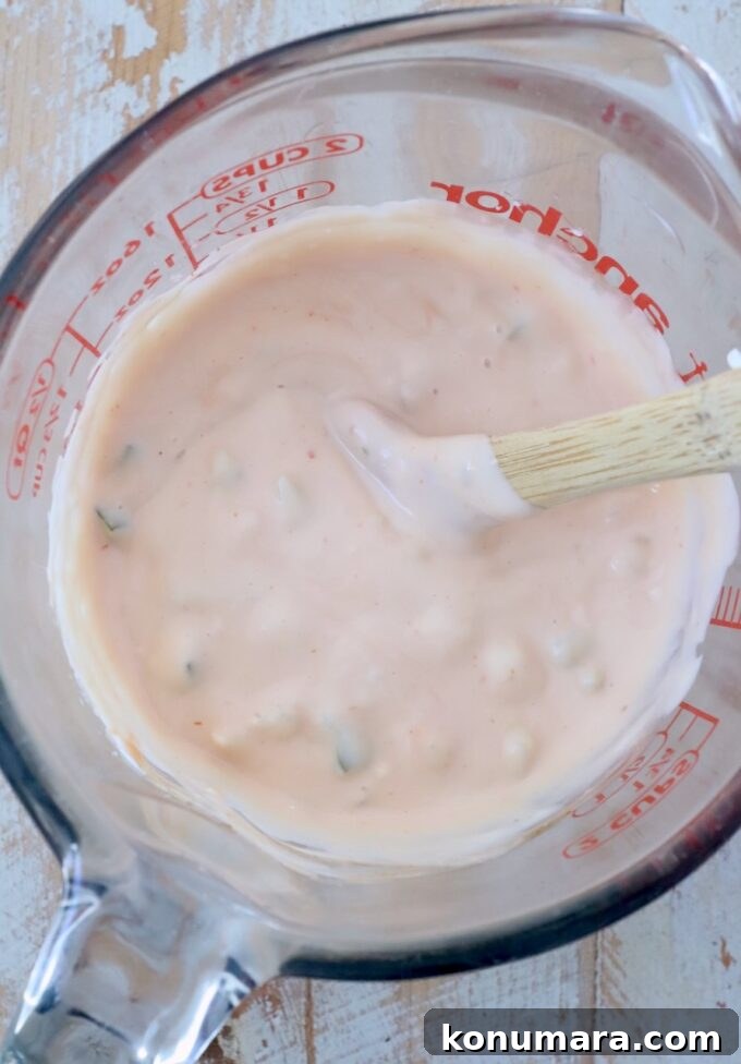 Classic Burger Sauce Recipe for Juicy Homemade Burgers 5 burger sauce mixed up in a glass jar