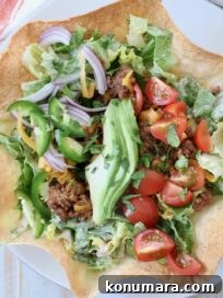 Taco Salad with Ground Beef