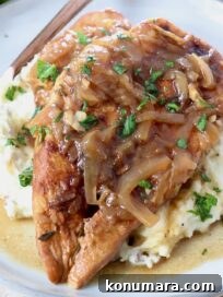 Slow Cooker French Onion Chicken