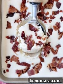 No Churn Maple Bacon Ice Cream