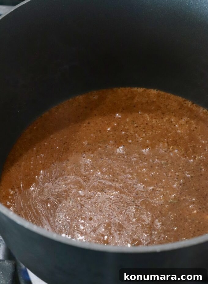 Garlic-Lemon Marinade for Salmon 6 salmon marinade in pot on the stove