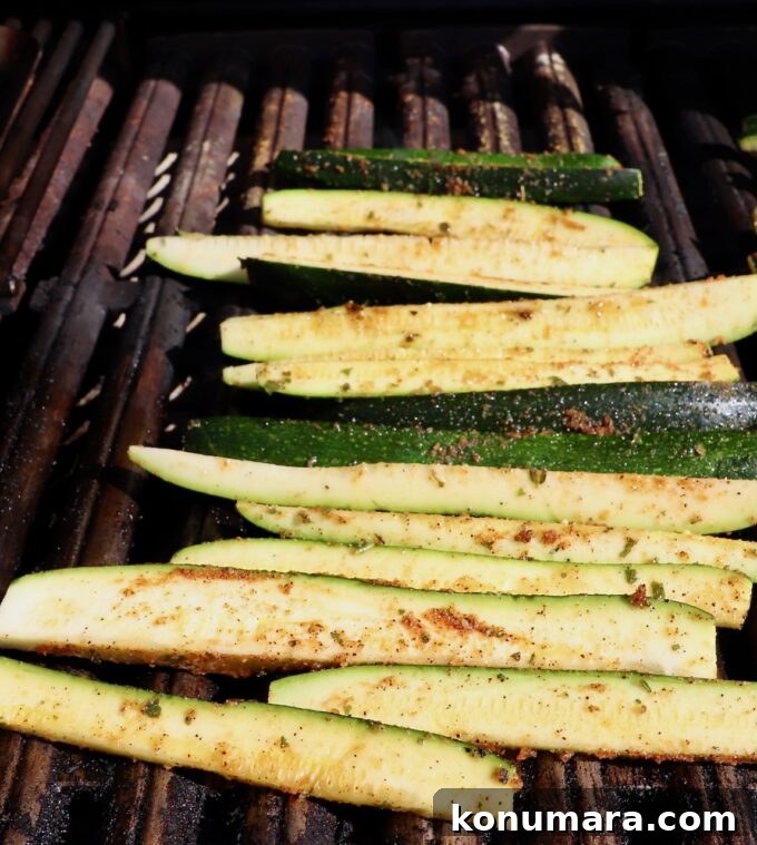 How to Cook Zucchini: Roast, Saute, Grill, Stir-Fry 4 zucchini spears on grill