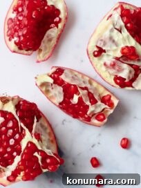 How to cut a pomegranate