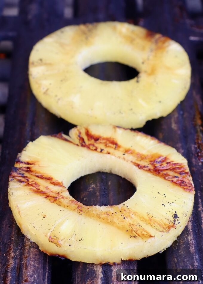 Hawaiian Burger with Grilled Pineapple and Teriyaki Sauce 5 forming burger patties