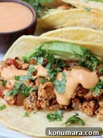 Crumbled Tofu Tacos