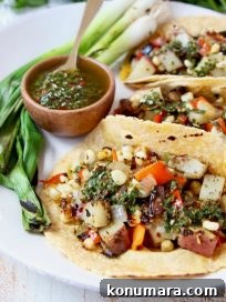Vegan Tacos with Grilled Veggies