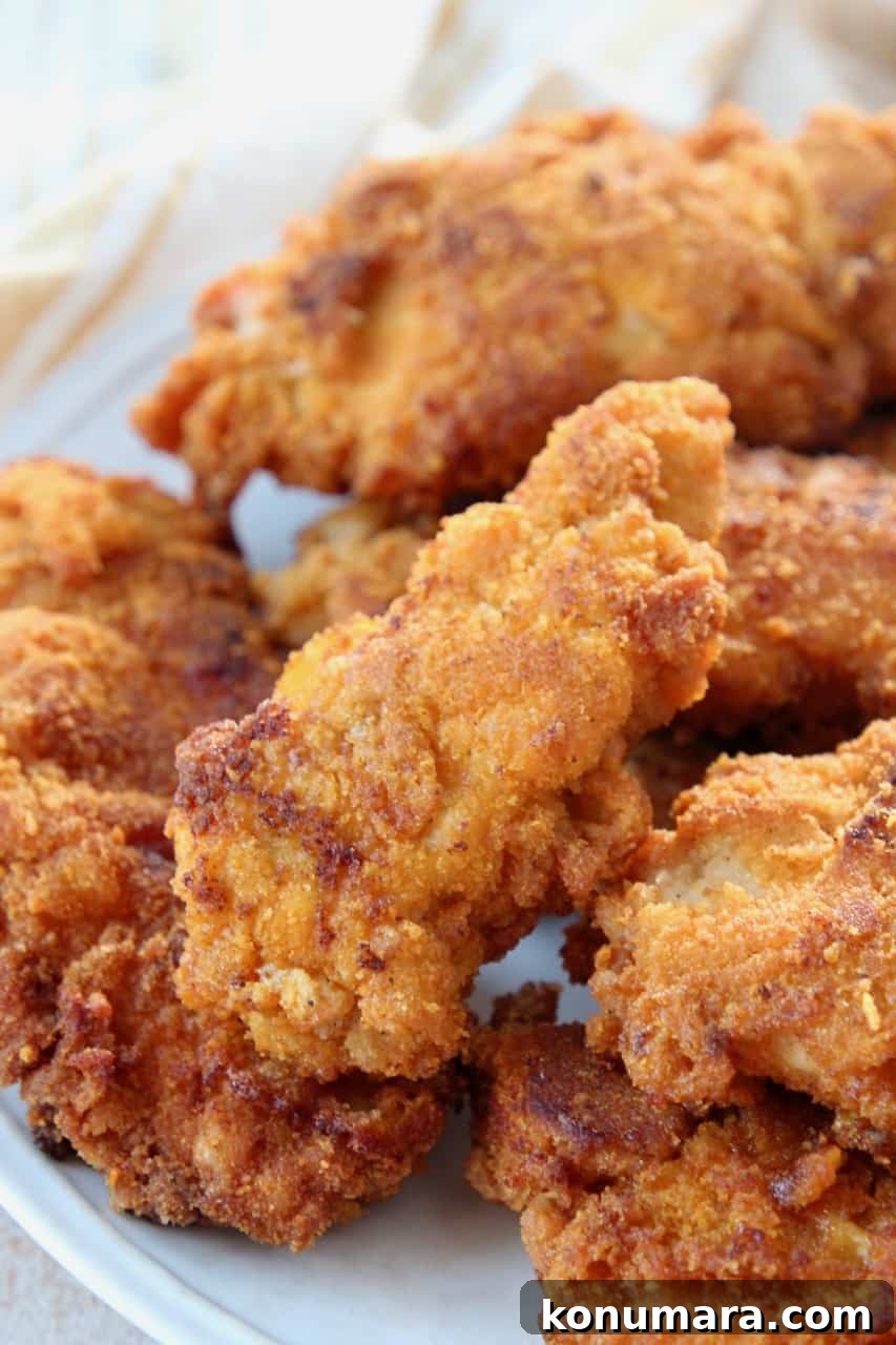 Dad's Famous Captain Crunch Chicken Tenders Recipe 5 Stacks of fried chicken strips on plate