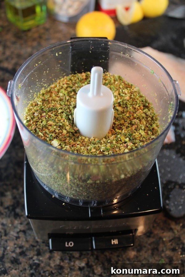 Pistachio Basil Crust Pistachio Basil Crust