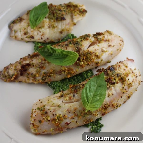Pistachio Basil Tilapia Pistachio Basil Tilapia