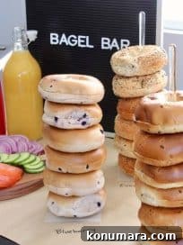 How To Setup an Easy Bagel Bar